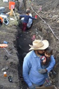 Volunteering is an excellent way to introduce minority children to archaeology