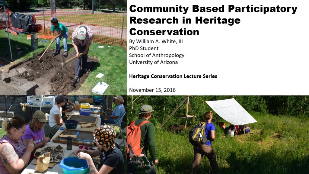 community based participatory research in heritage conservation