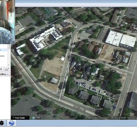 You can use Google Earth and Trulia to identify historic properties in your project area